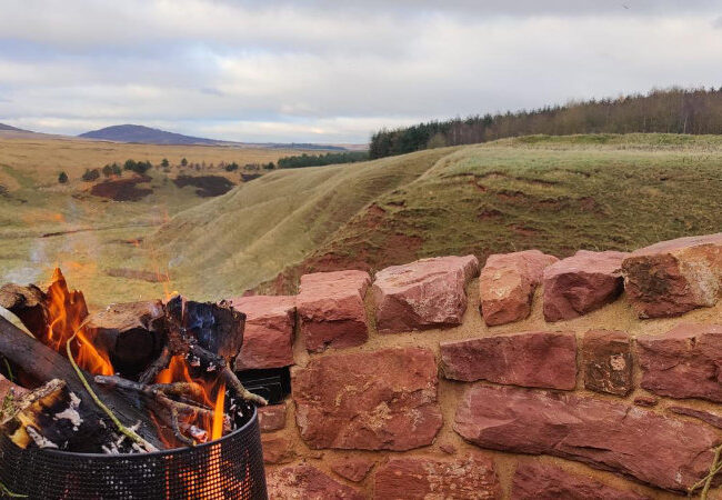 Set Aside at Greenlawdean - Memorial with firepit